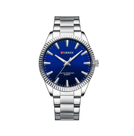 Наручний годинник Curren 8425 Silver/Blue