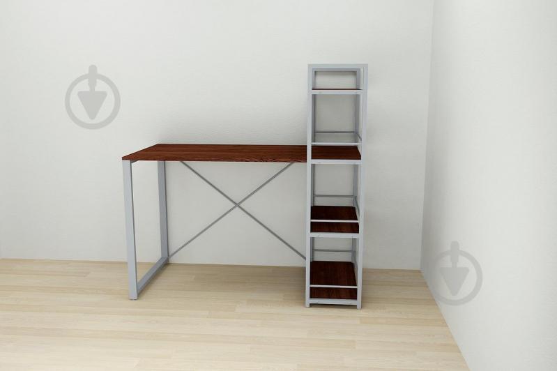 Письменный стол Ferrum-decor Конект c этажеркой 75x120x60 Венге (XK00198)