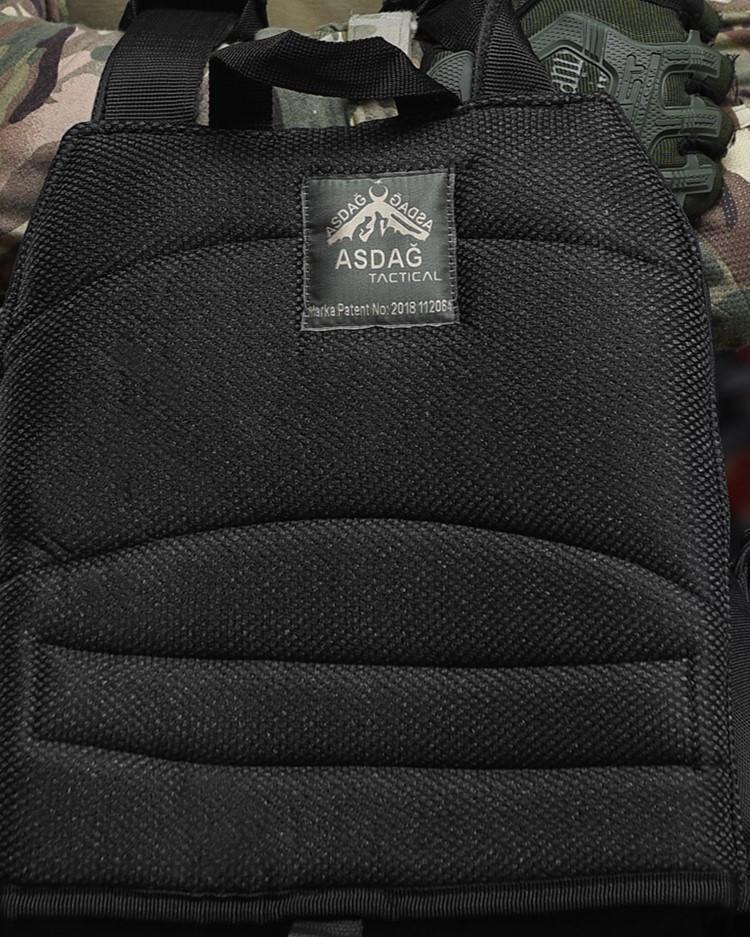 Плитоноска Asdag со быстрым сбросом с подсумками Черный (2472511824) - фото 9 Плитоноска Asdag со быстрым сбросом с подсумками Черный (2472511824) - фото 9