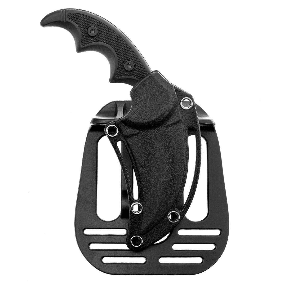 Нож боевой Master Cutlery Karambit 5" Fixed Blade армейский Black (MT-20-63BK) - фото 3