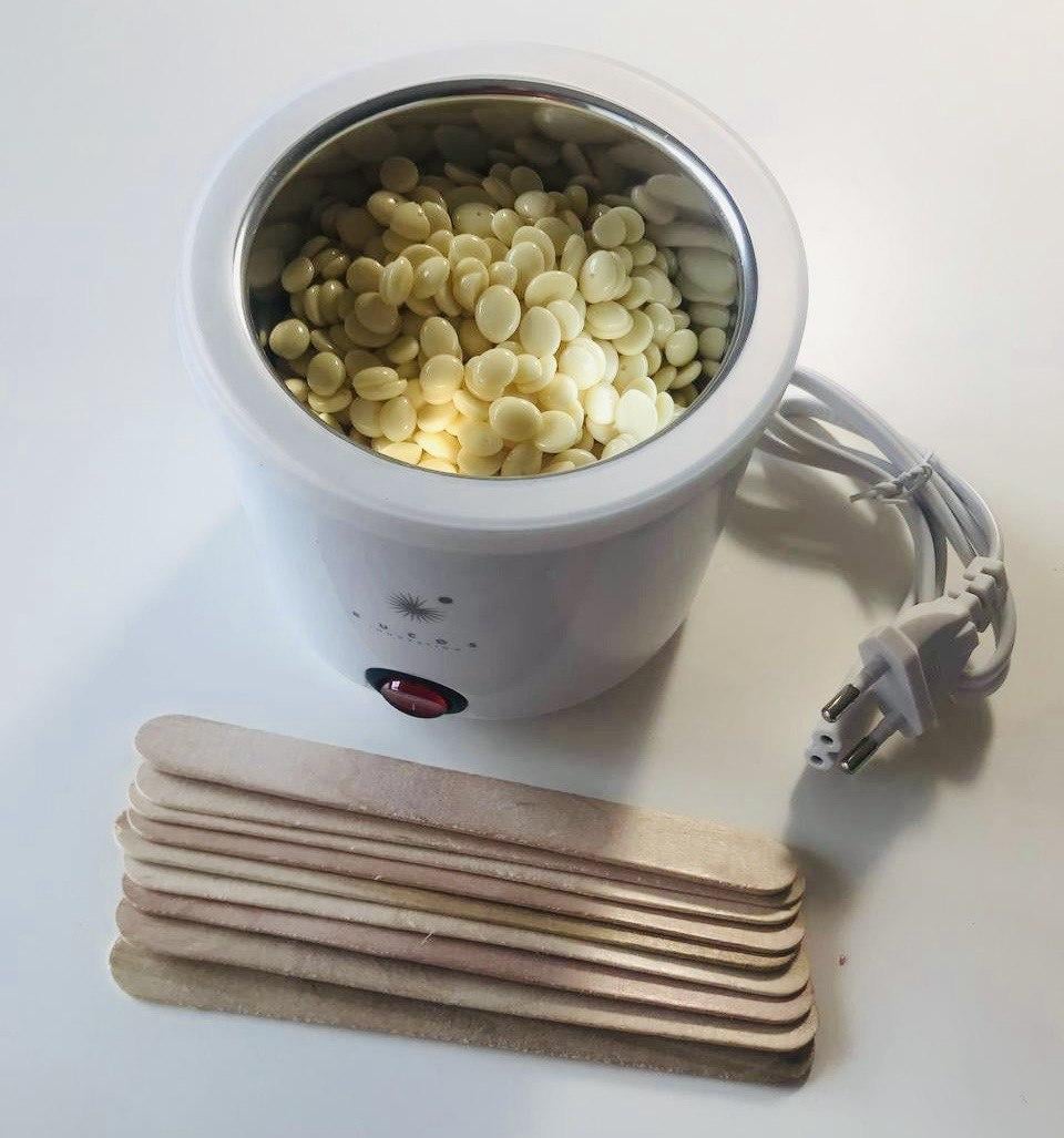 Набор для депиляции Bucos с воском Белый шоколад