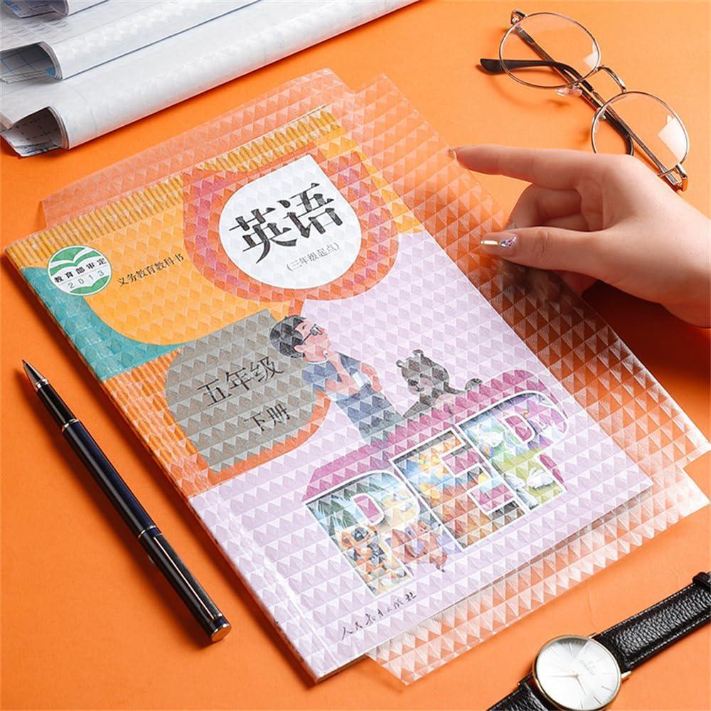 Обложки для тетрадей/книг AdersWrap с наклейками самоклеящиеся 7 шт. Прозрачный (2365) - фото 2