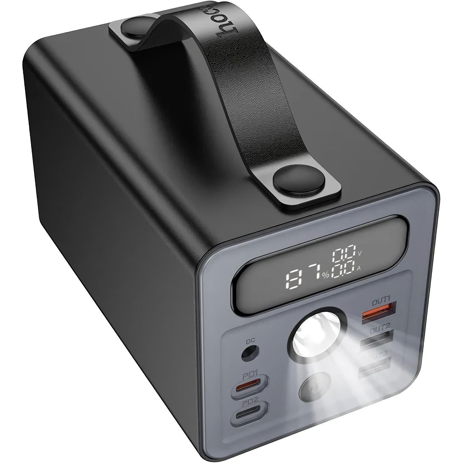 Внешний аккумулятор Hoco Distant J138 60000 mAh 22,5W Black - фото 5 Внешний аккумулятор Hoco Distant J138 60000 mAh 22,5W Black - фото 5