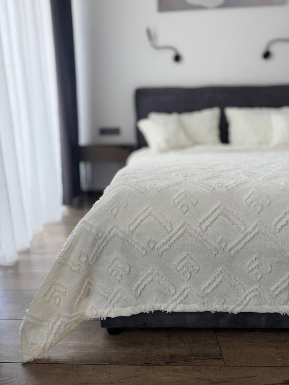 Покривало Бйорк 140x250 см Молочний (23743-2-140х250cm) - фото 10 Покривало Бйорк 140x250 см Молочний (23743-2-140х250cm) - фото 10