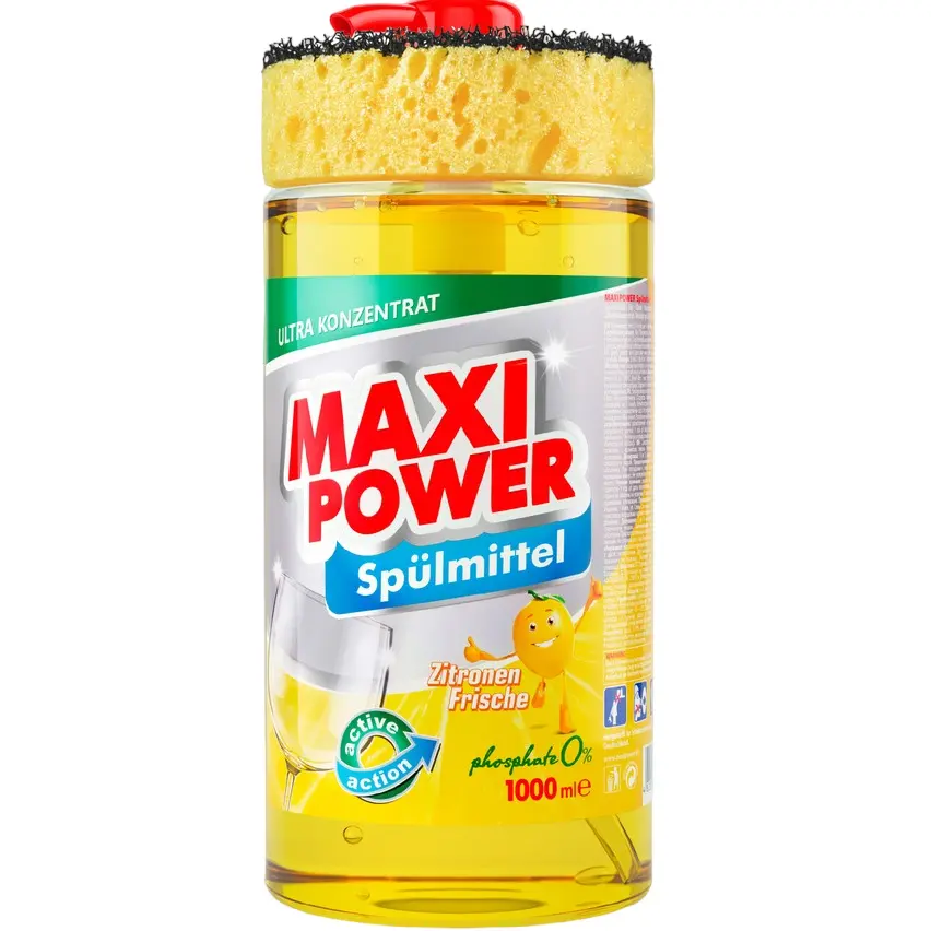 Засіб для миття посуду Maxi Power Лимон 1 л (400929)