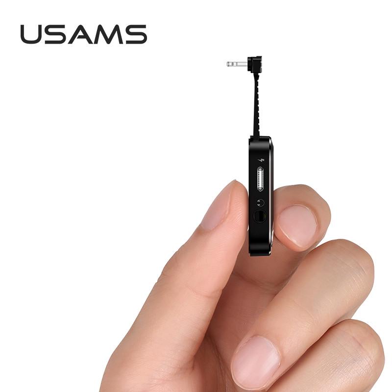 Переходник USAMS Lightning to 3.5mm Lightning Adapter US-SJ358 - фото 4