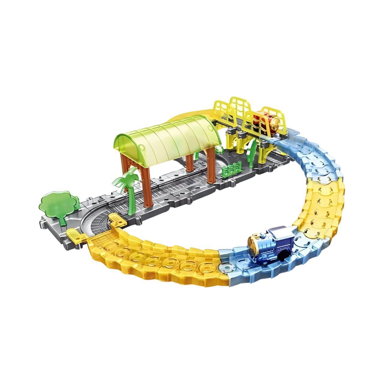 Трек с локомотивом/в коробці/59 елементов (899-4) Трек с локомотивом/в коробці/59 елементов (899-4)