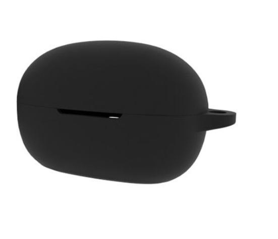 Чехол-накладка DK Silicone Candy Friendly с карабином для Xiaomi 1MORE ColorBuds 1/2 Black