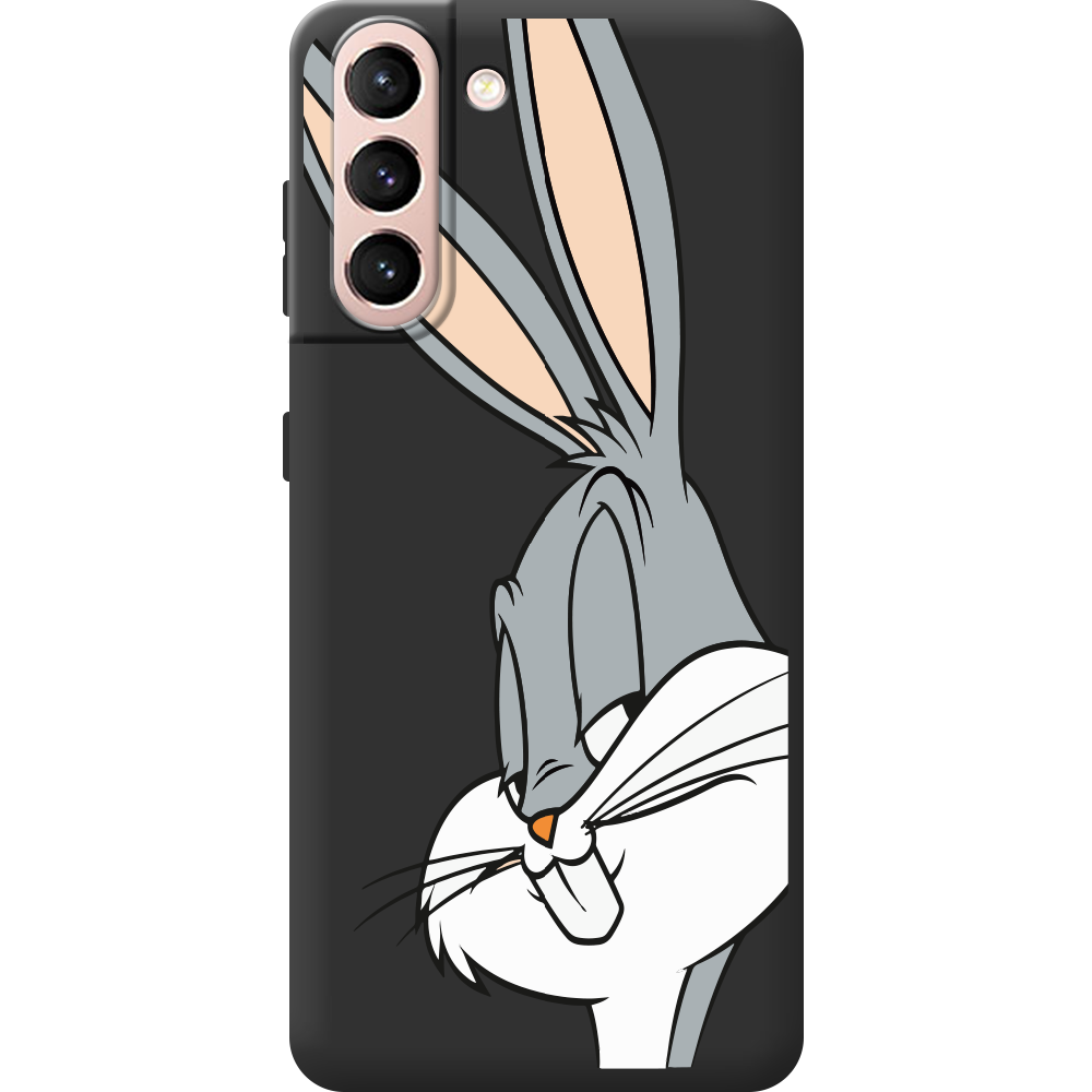 Чехол BoxFace Samsung G991 Galaxy S21 Lucky Rabbit Черный силикон (41709-bk81-44632)