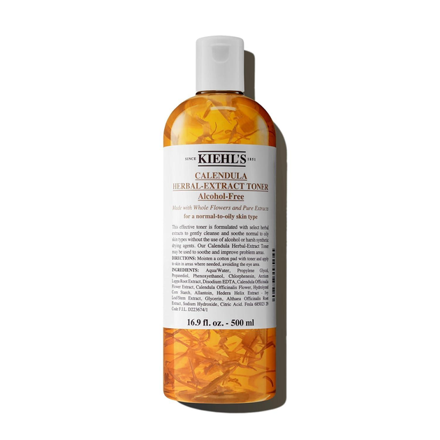 Тоник аналог Kiehl's Calendula Herbal Extract Toner с экстрактом календулы для нормальной и жирной кожи лица 500 мл (3700194711719)