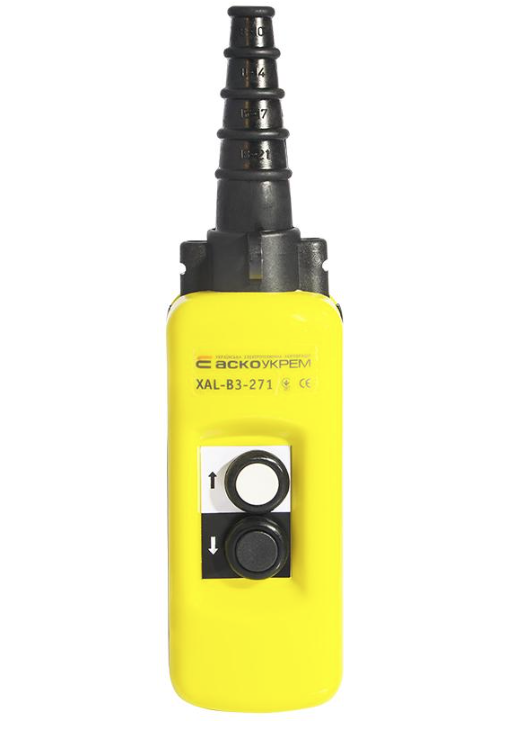 Пост тельферный АСКО-Укрем XAL-B3-271 2-положения 2NO одна скорость IP65 (A0140050010)