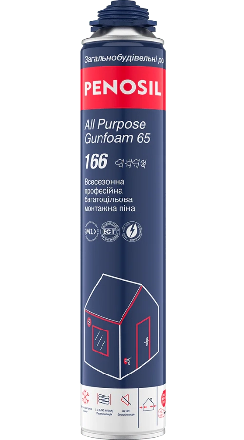 Піна монтажна універсальна PENOSIL All Purpose Gunfoam 65 800 мл (29598466)