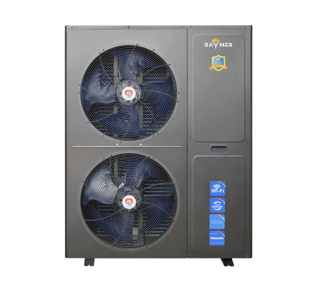Насос инверторный тепловой воздуховода Raymer RAY-24MNG-EVI 220 В 24 кВт -30 °C/+45 °C до 240-320 м2 (R290)