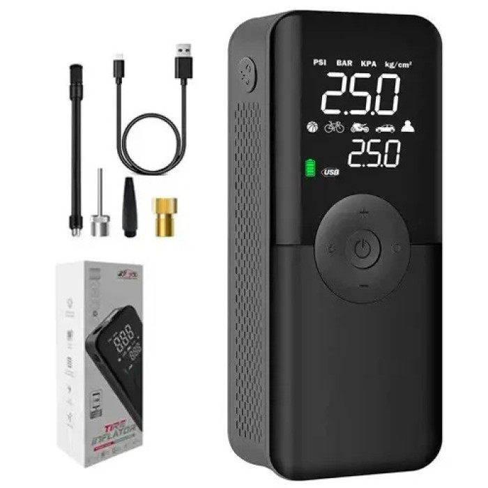 Компрессор-насос автомобильный для шин 4000 mAh (32551263)