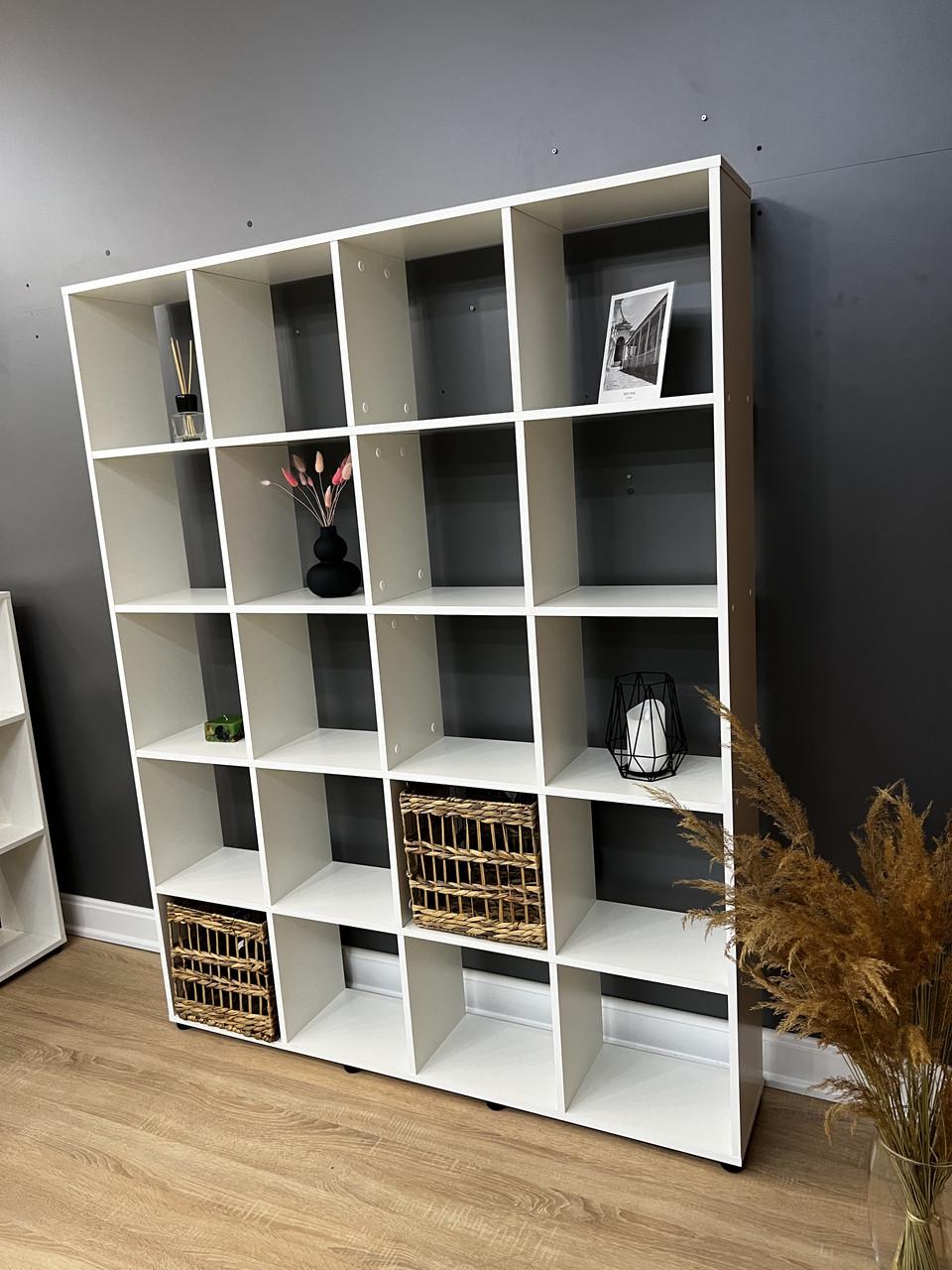 Стелаж В-20 на 20 комірок 1390х1770х252 мм Білий - фото 7 Стелаж В-20 на 20 комірок 1390х1770х252 мм Білий - фото 7