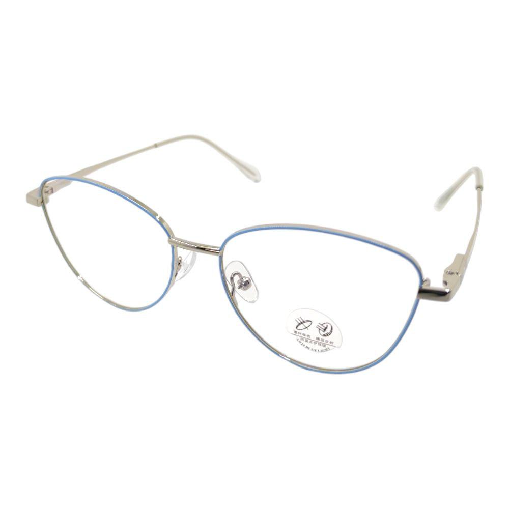 Компьютерные очки Blue Blocker оправа 80003 NN Серебряный/Голубой