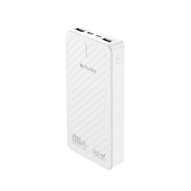 Повербанк BAVIN PC1191 20000 mAh FAST CHARGING 22,5W White (Y-PC1191-WH)