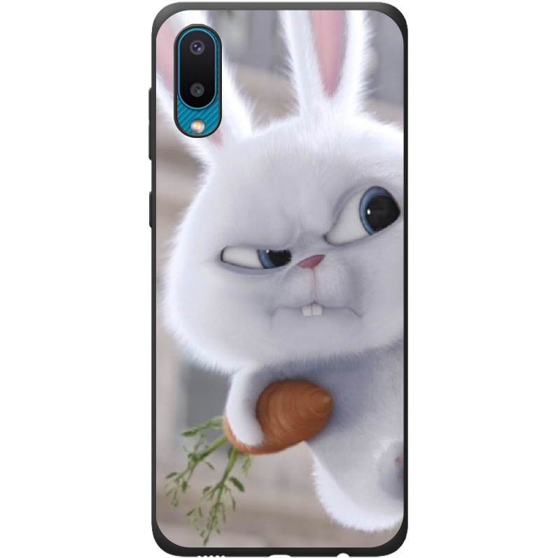 Чохол BoxFace Samsung A022 Galaxy A02 Rabbit Snowball Чорний силікон (42004-up1116-42497) - фото 1