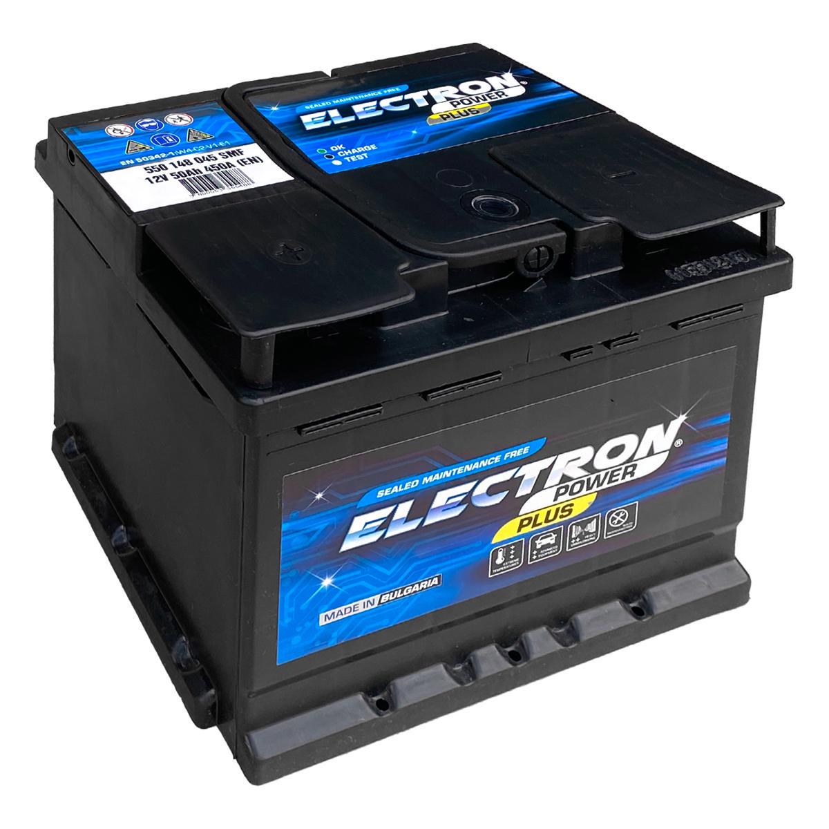 Акумулятор автомобільний ELECTRON POWER PLUS 550148045SMF 6СТ-50Ah Аз 450А (170620) - фото 2 Акумулятор автомобільний ELECTRON POWER PLUS 550148045SMF 6СТ-50Ah Аз 450А (170620) - фото 2