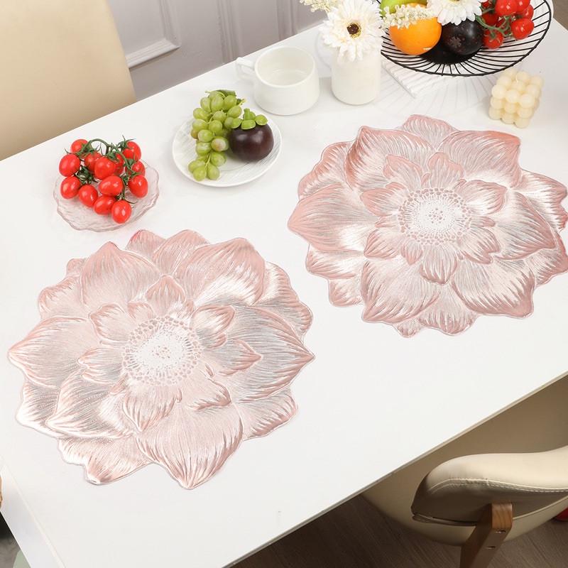 Салфетка сервировочная 38 см круглая Бронзовый (18448) - фото 2 Салфетка сервировочная 38 см круглая Бронзовый (18448) - фото 2