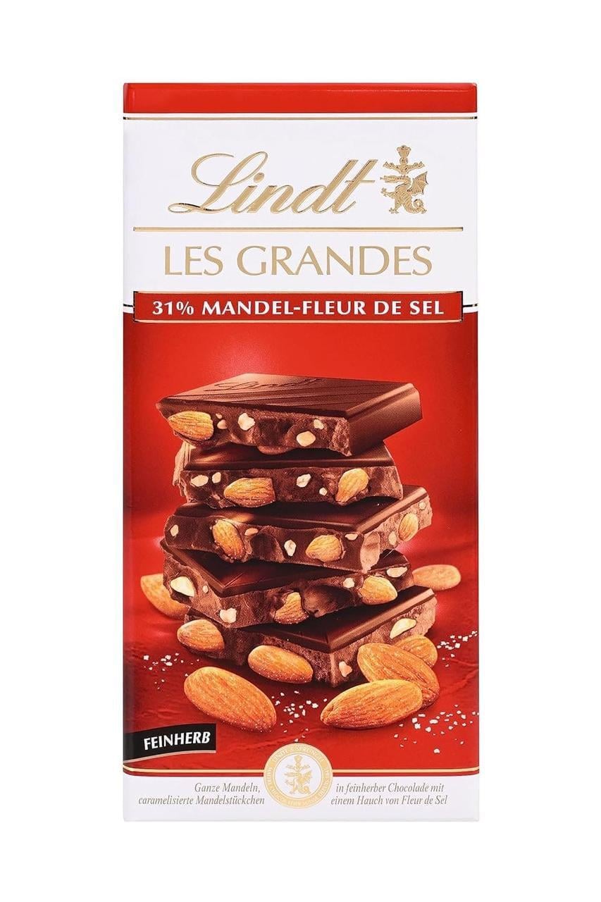 Шоколад Lindt Les Grandes Mandel-Fleur de Sel 150 г (2960171772)