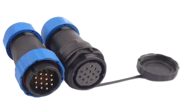 Роз'єм герметичний SP28 IP68 гніздо/штекер на кабель SP28 2P-F-M 14pin 5 А (2338163249)