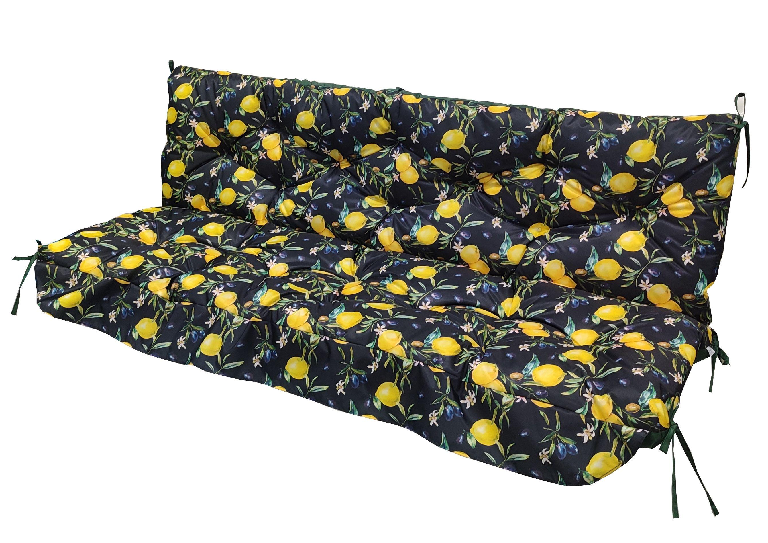 Матрас для качелей eGarden CITRON водоотталкивающий стеганый 170x110x8 см (5804) - фото 1 Матрас для качелей eGarden CITRON водоотталкивающий стеганый 170x110x8 см (5804) - фото 1