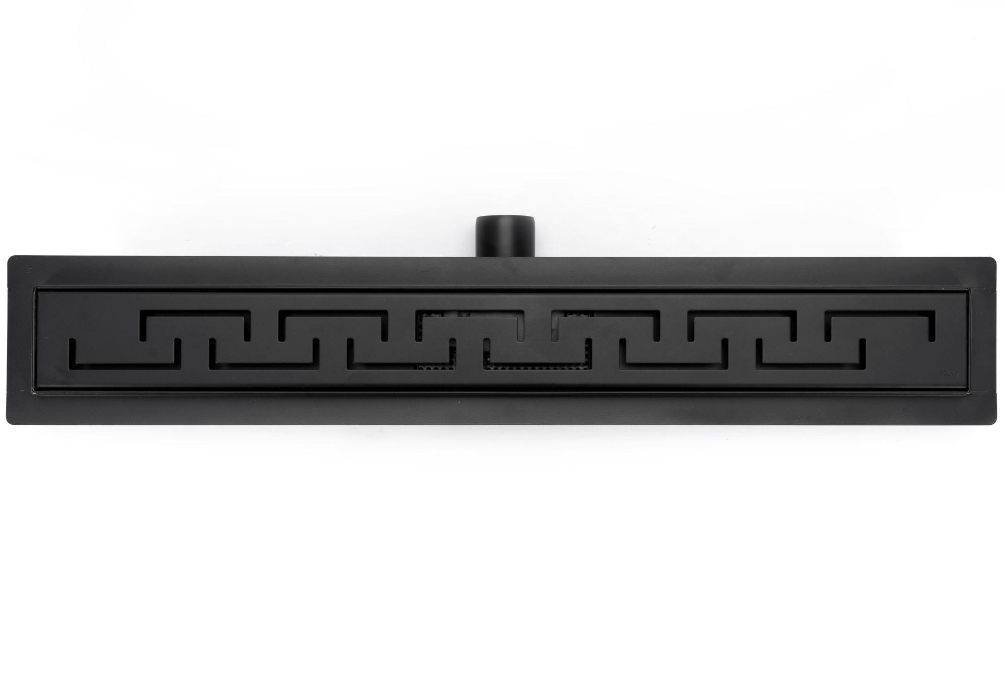 Трап для душа CUBO REA GREEK BLACK MATT REA-G8600 500 мм (133657) Трап для душа CUBO REA GREEK BLACK MATT REA-G8600 500 мм (133657)