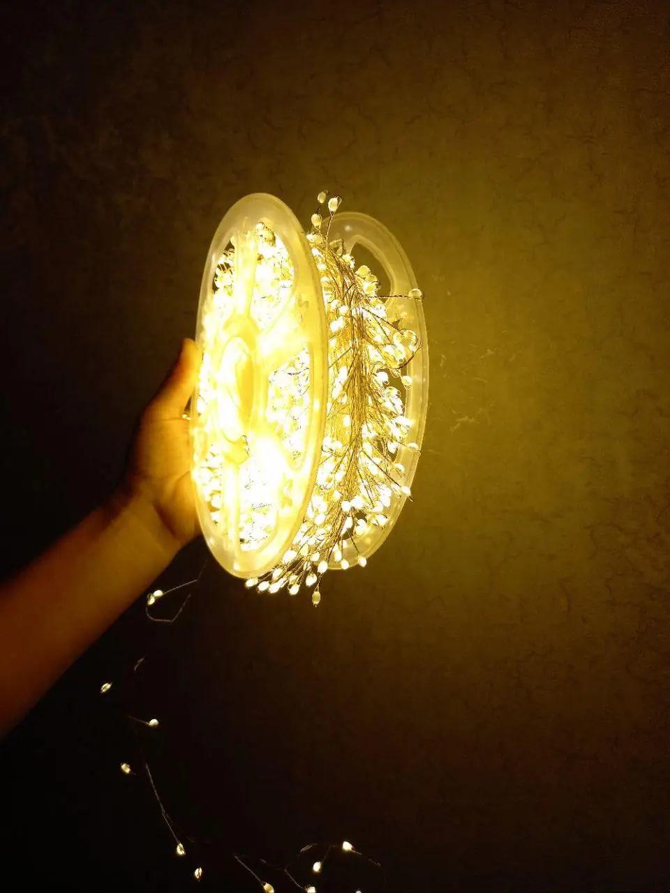 Гирлянда мишура от сети на катушке 30 м Белый теплый (7676576) - фото 2 Гирлянда мишура от сети на катушке 30 м Белый теплый (7676576) - фото 2