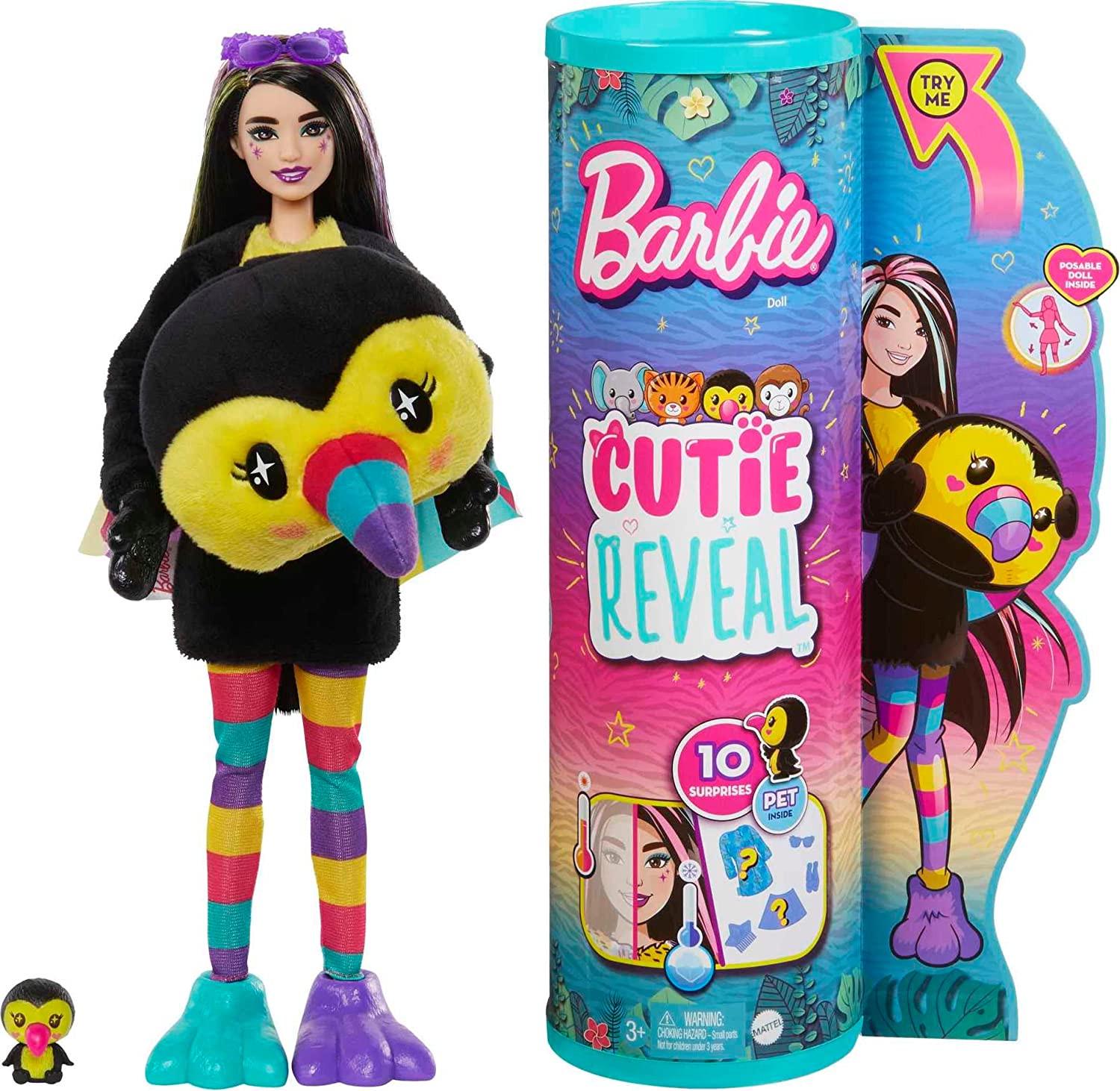 Кукла Барби Barbie Cutie Reveal Toucan Plush Costume Doll (BR0269)