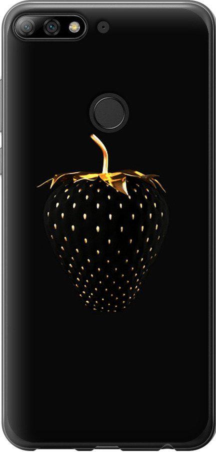 Чехол на Huawei Honor 7C Pro Черная клубника (3585u-2070-42517)