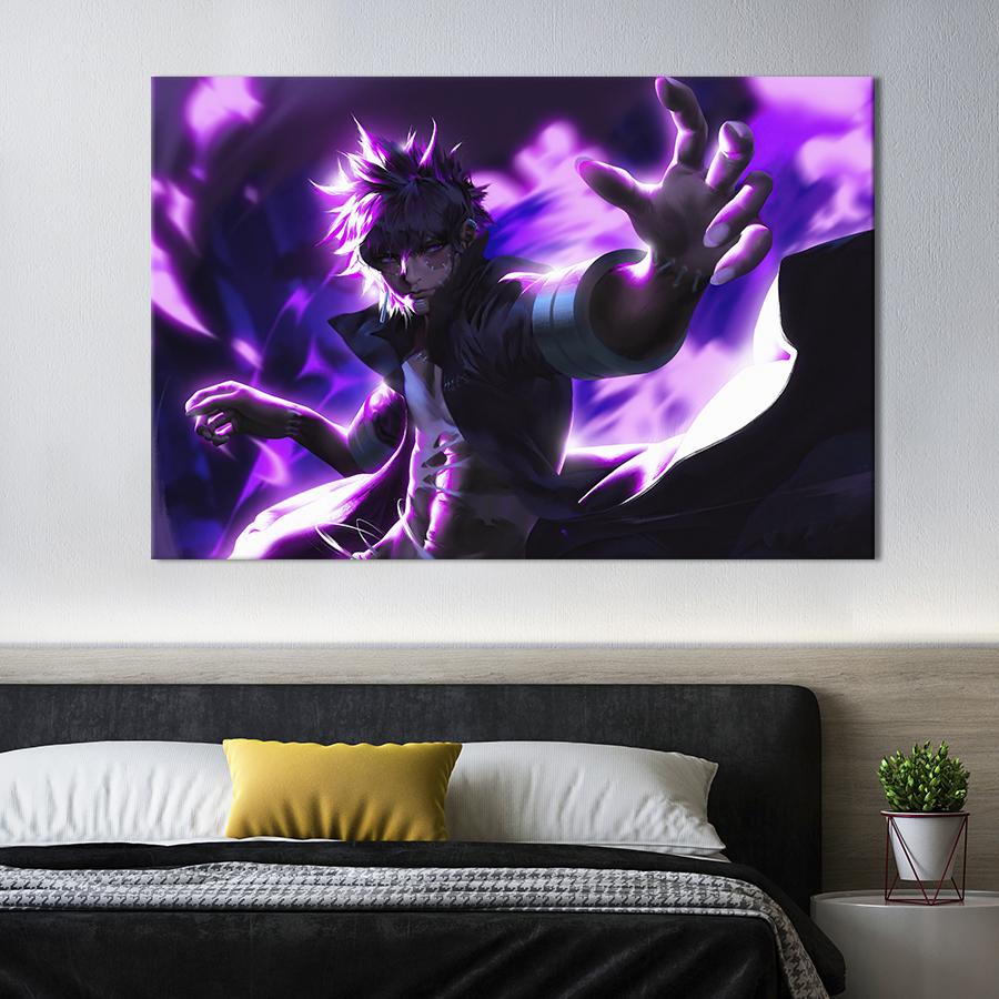 Настенный декор картина на холсте для интерьера Dabi My Hero Academia 51x34 см (696-1)