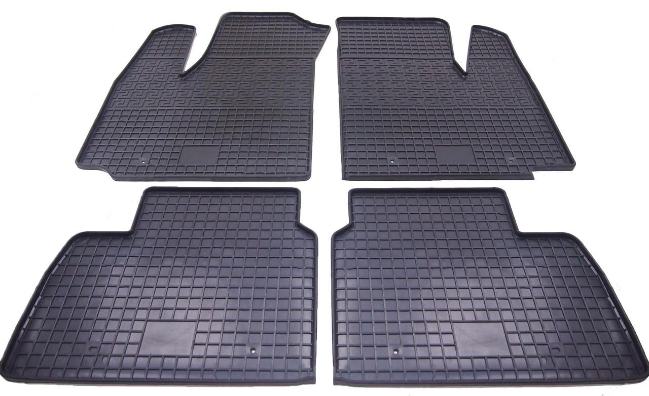 Коврики резиновые Fiat Doblo 01- 4 шт. (45621)