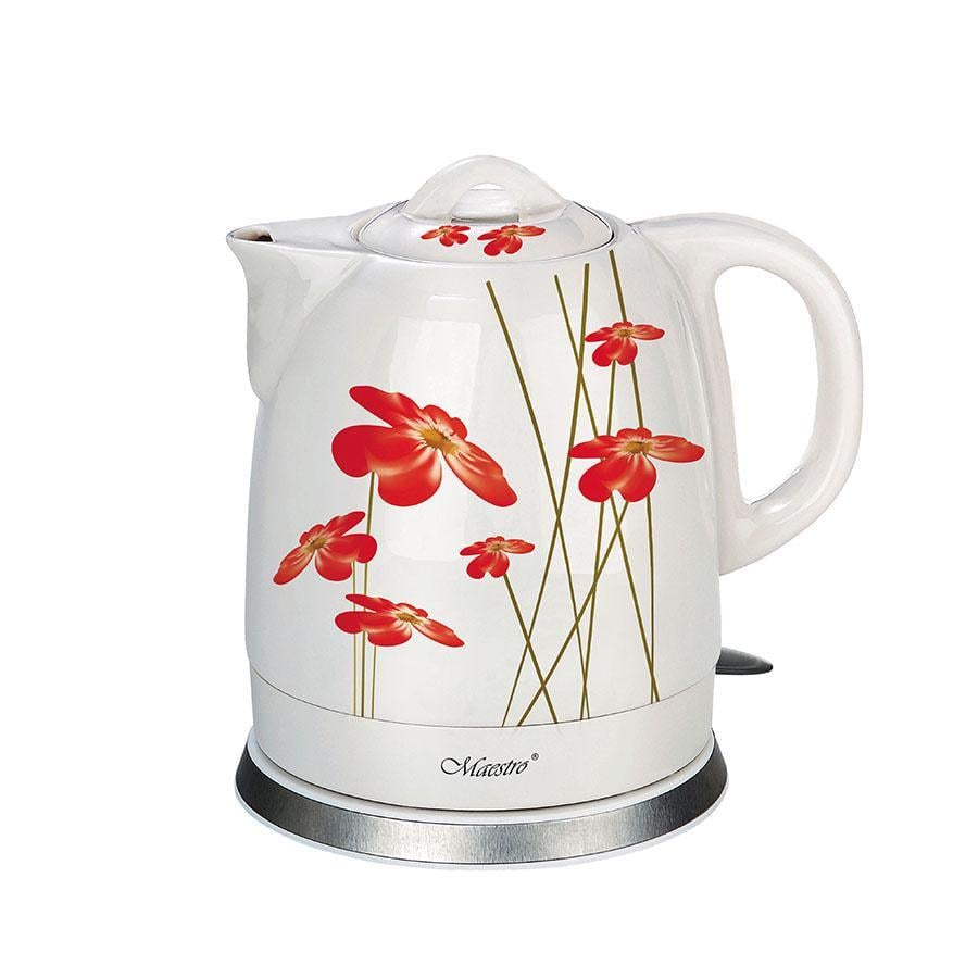 Електрочайник Maestro MR-066 FLOWERS 1,5 л Red (118167)