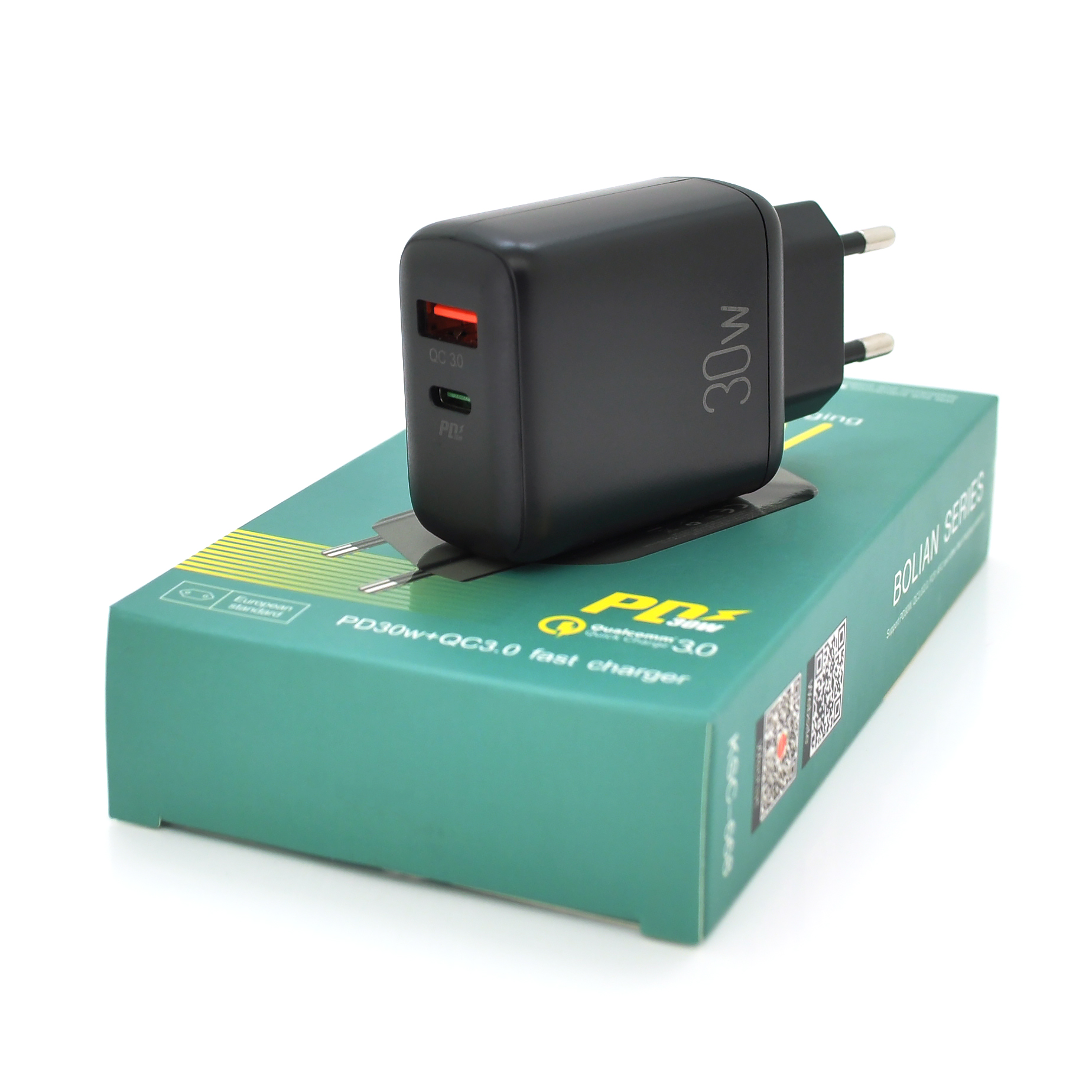 Зарядное устройство сетевое iKaku KSC-668 BOLIAN PD30W QC3.0 2хUSB (26441818)