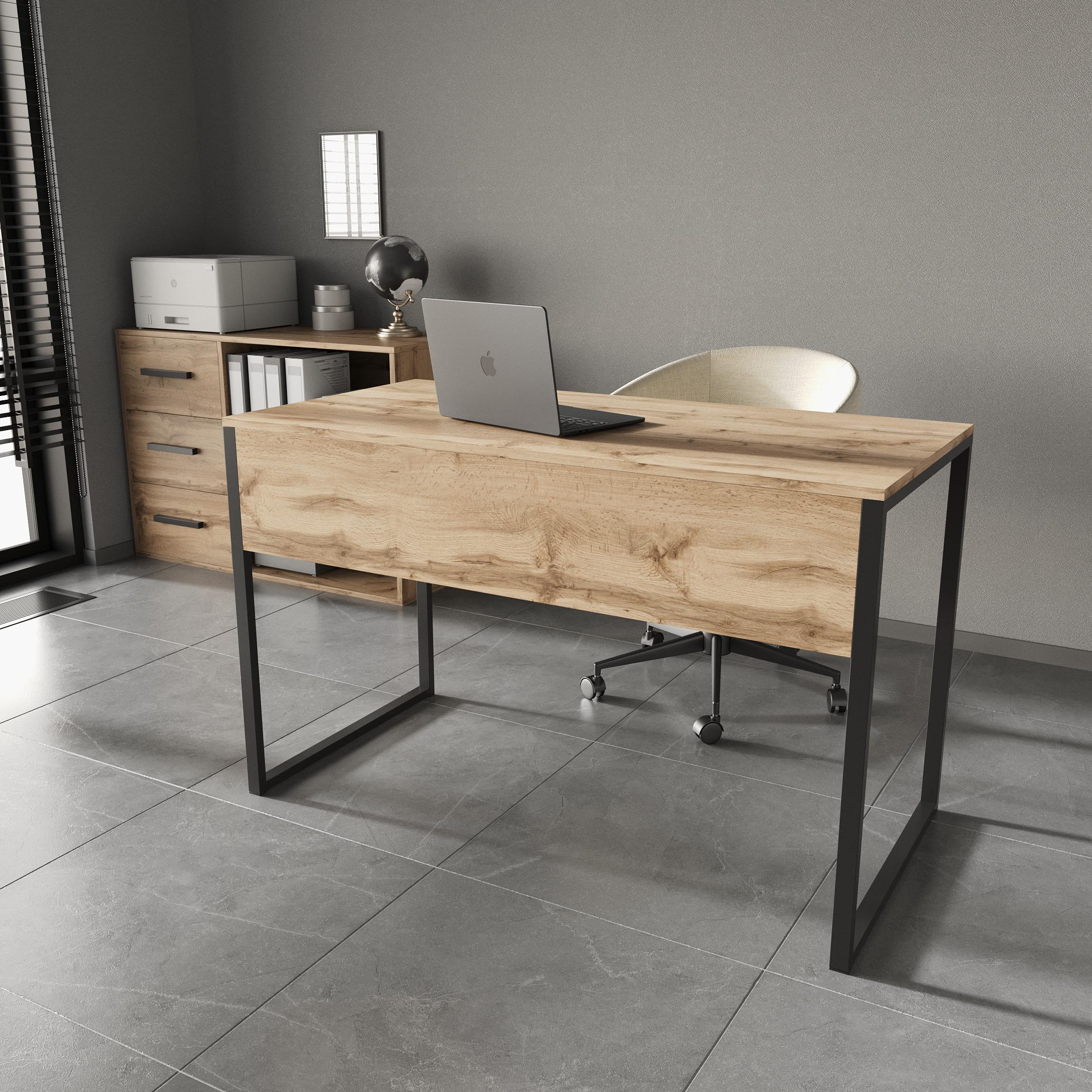 Стіл письмовий лофт Серія 04 1400х700х16 мм Дуб Аппалачі (23505965)