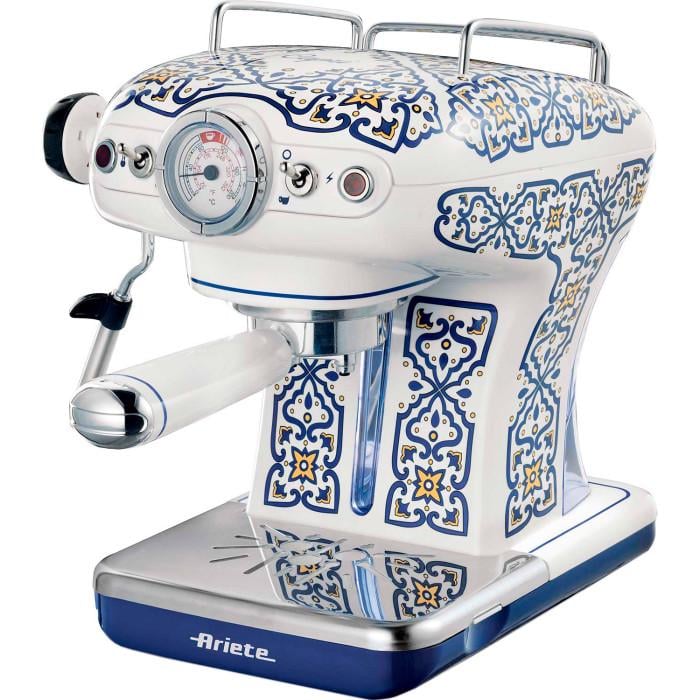 Кофеварка рожковая Ariete 1389 Capri 850 Вт 15 бар White/Blue (00M13891CAR0)