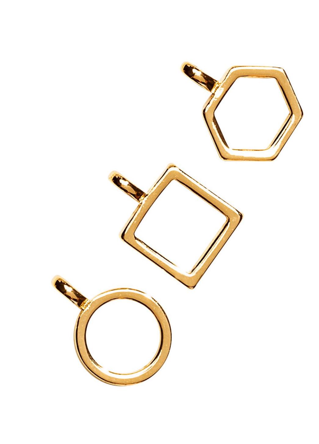 Комплект підвісок H&M 0466136001 One size 3 шт. Жовтий (74479) Комплект підвісок H&M 0466136001 One size 3 шт. Жовтий (74479)