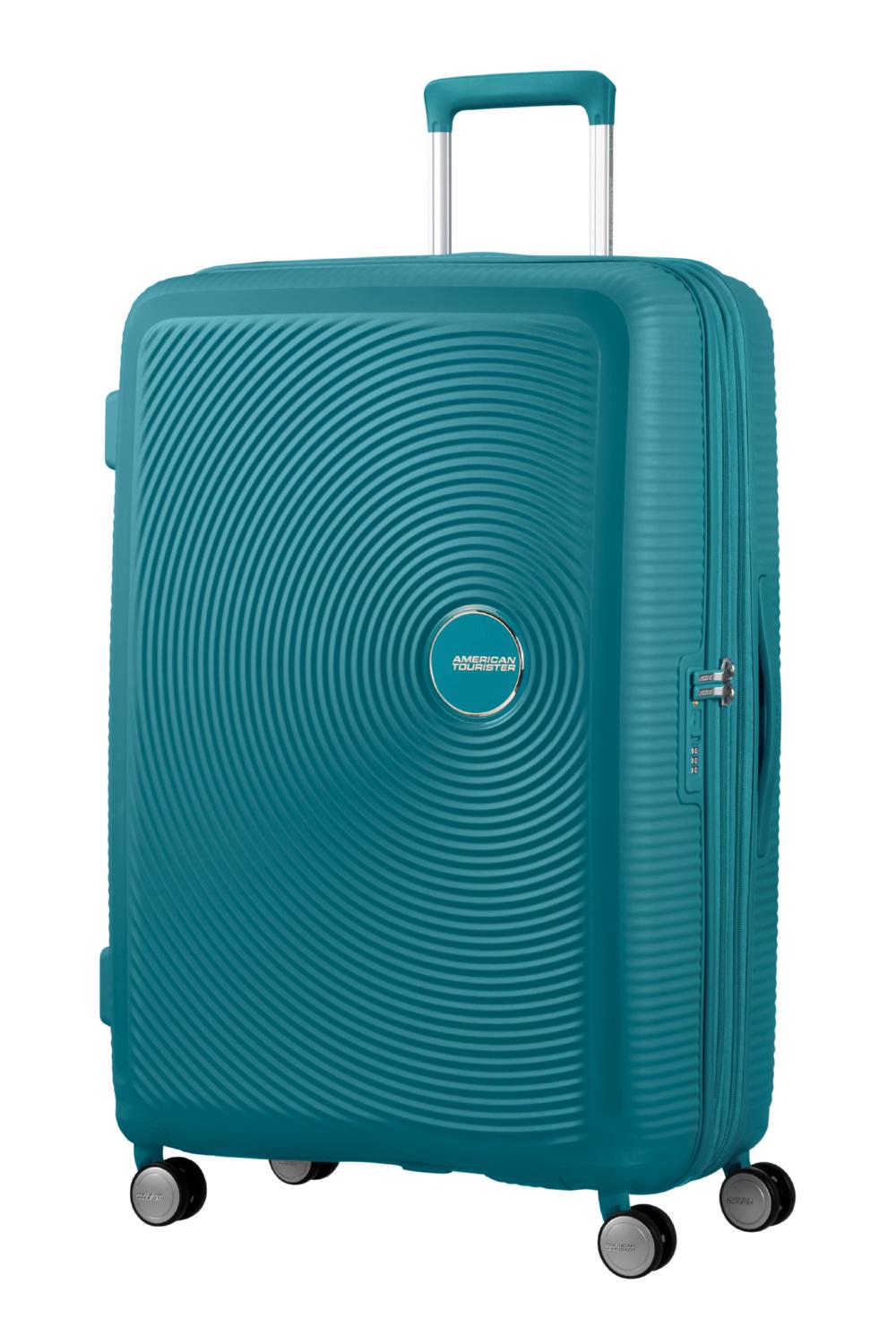 Чемодан American Tourister Soundbox 77х51,5х29,5/32,5 см Бирюзовый (32G/14003)