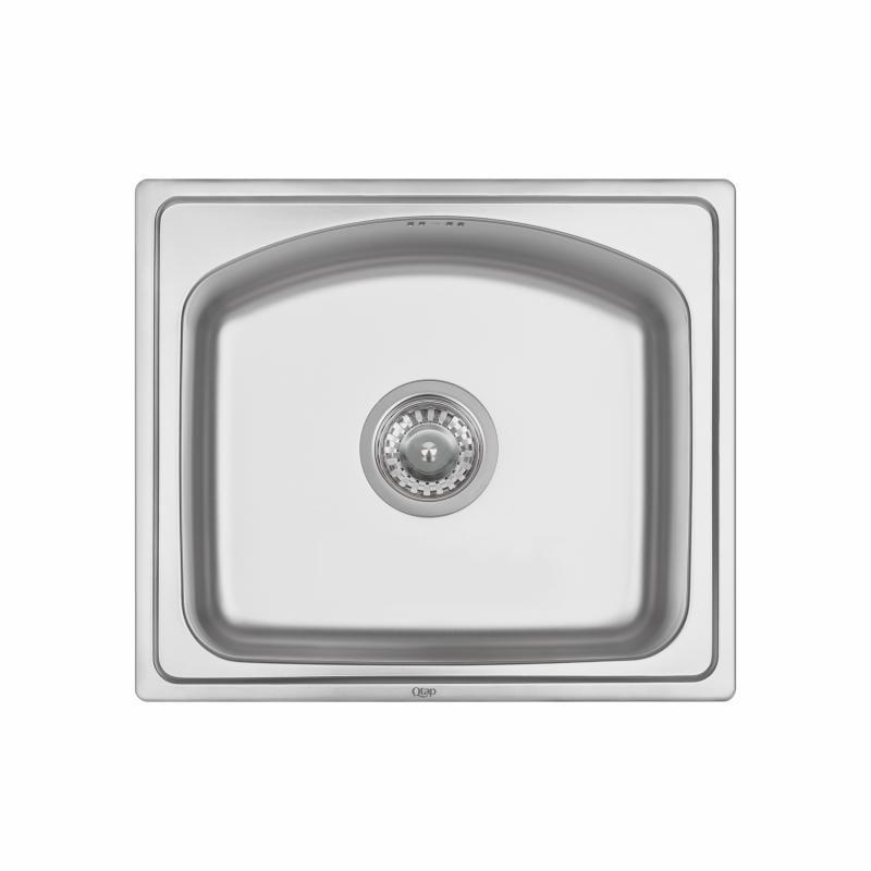 Кухонная мойка Q-tap 4842 0,8 мм Satin (QT4842SAT08)