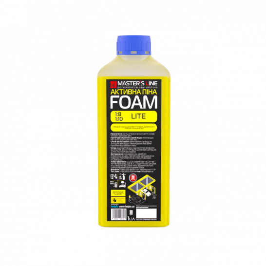 Активная пена Master's Line Lite 1:8 1 л