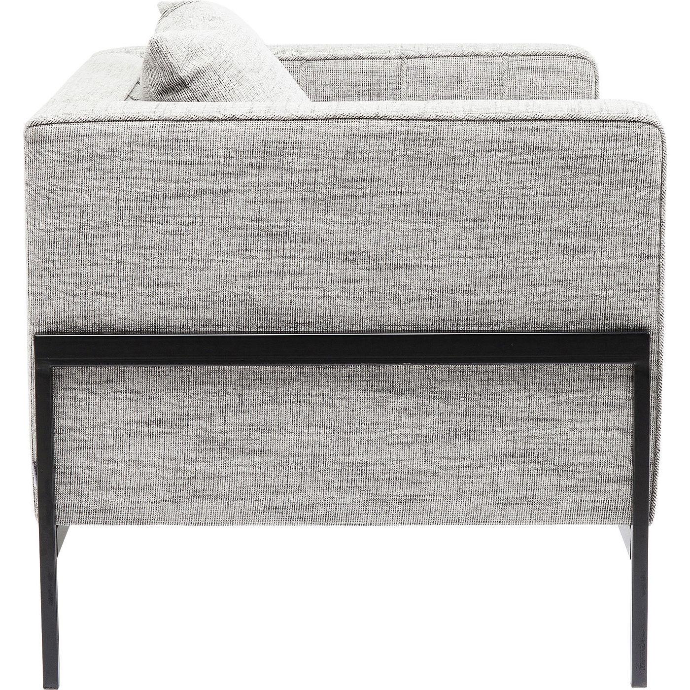 Кресло мягкое JecksonLoft Непа на металлическом каркасе Серый (0170) - фото 2 Кресло мягкое JecksonLoft Непа на металлическом каркасе Серый (0170) - фото 2