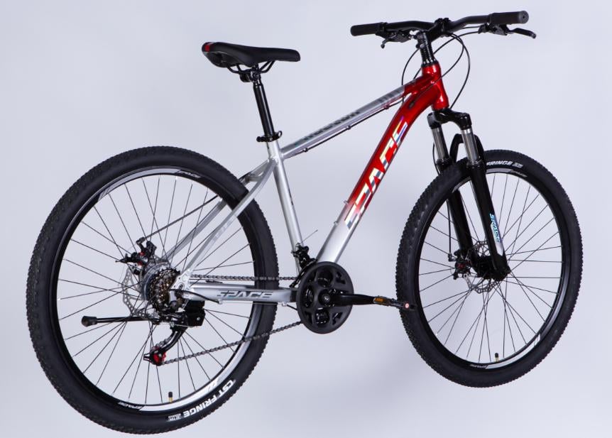 Велосипед Space PHAETON DD FR AL 27,5" рама 17" Серебристо-красный (2545525310) - фото 3 Велосипед Space PHAETON DD FR AL 27,5" рама 17" Серебристо-красный (2545525310) - фото 3