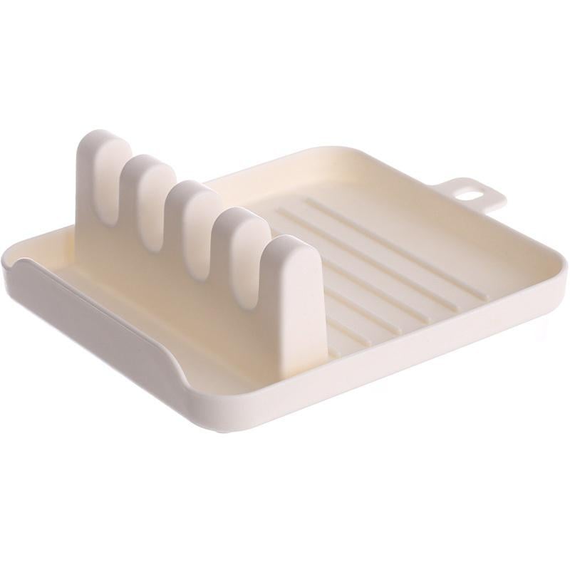 Підставка кухонна для ложок/лопаток/кришок 13х14,5 см Білий (29370)