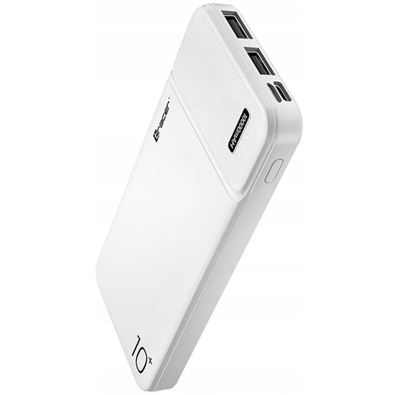 Повербанк Tracer Powerbank TRABAT46958 10000 мАч 2 A White (12893936)