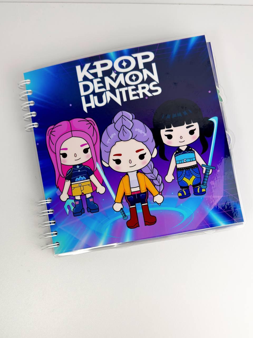 Альбом для малюків на липучках K-POP Demon Hunters 20x20 8 стор. (37694122)