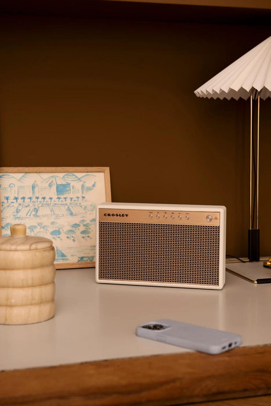 Портативна колонка Crosley Montero Speaker White (12076202) - фото 5