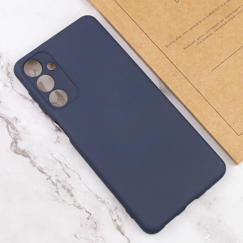 Протиударний чохол Silicone Cover Lakshmi Full Camera (AA) для Samsung Galaxy A23 4G  Синій / Midnight Blue - фото 4