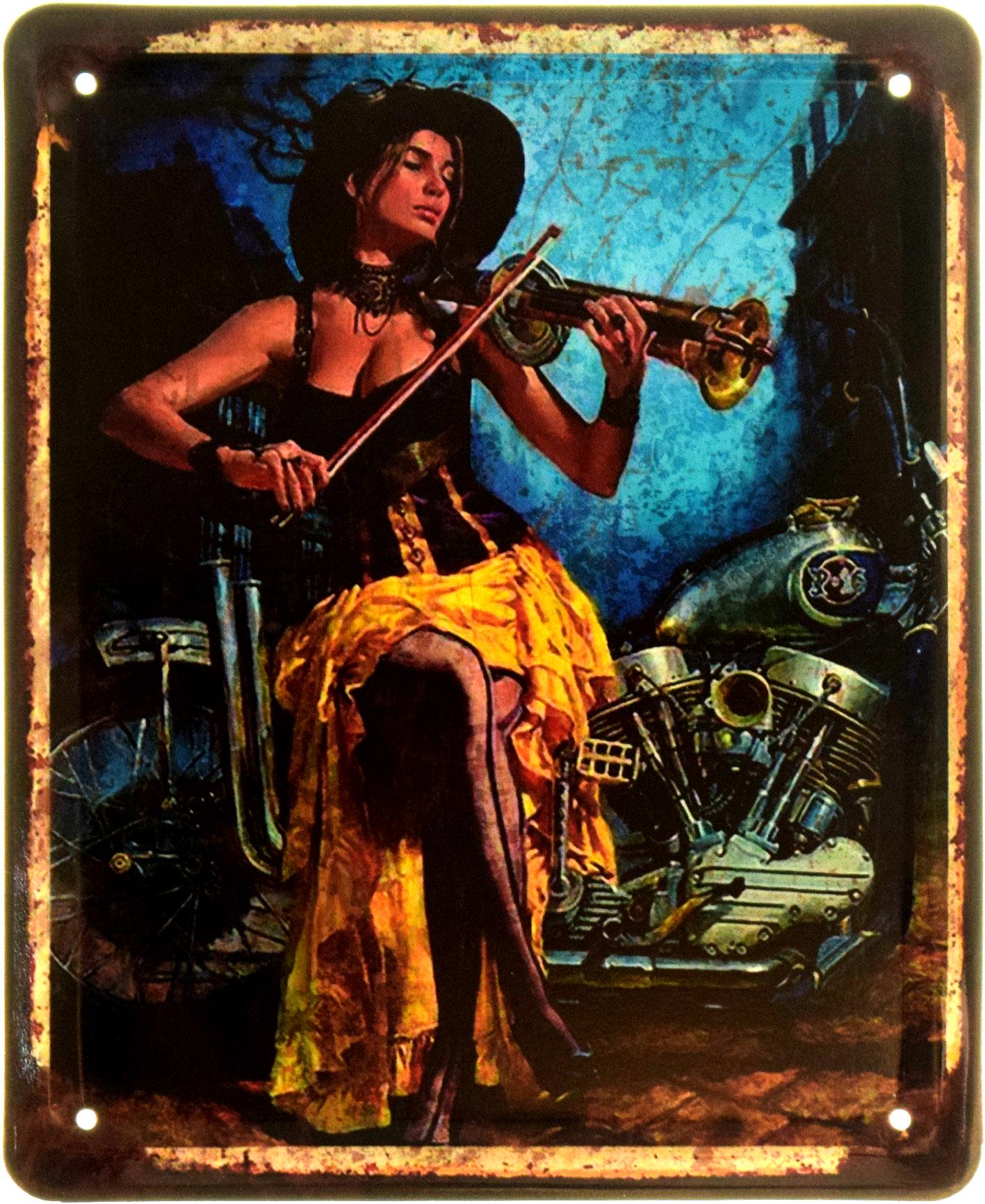 Табличка металлическая "The Prodigy" 18x22 см (ms-103906)