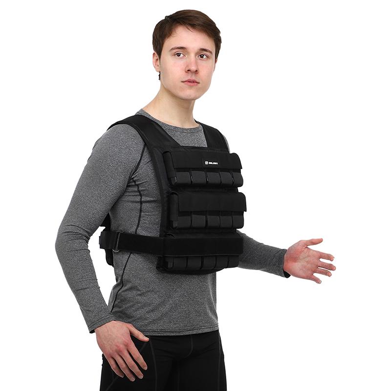 Жилет обтяжувач TA-7815 з регулюванням ваги 30 кг Чорний (56363238) - фото 2 Жилет обтяжувач TA-7815 з регулюванням ваги 30 кг Чорний (56363238) - фото 2